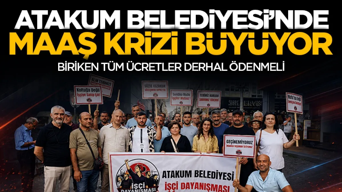 Atakum Belediyesi'nde maaş krizi büyüyor!