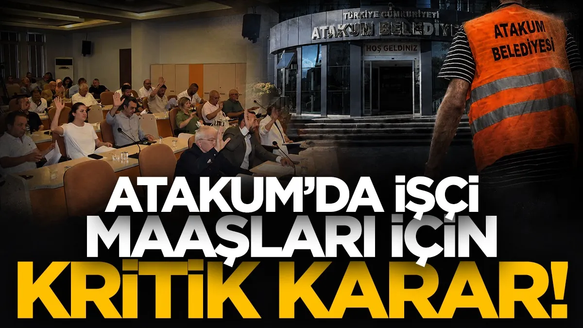 Atakum Belediyesi’nden işçi maaşları için kritik karar