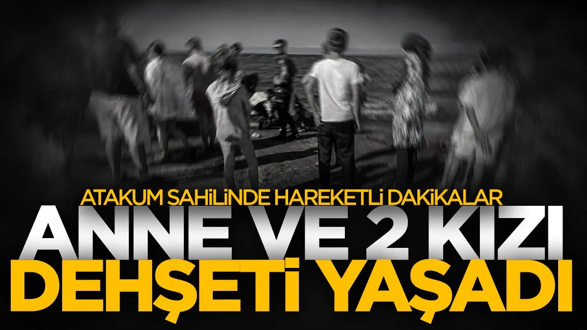 Atakum’da korku dolu anlar! Anne ve 2 kızı boğuluyordu