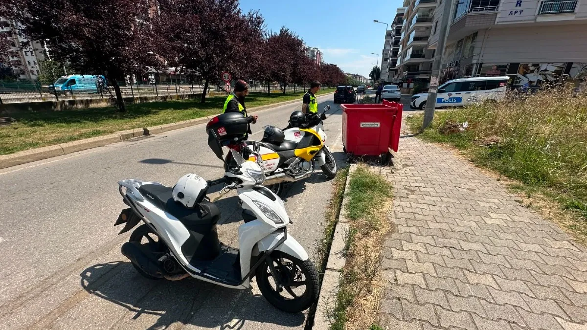 Atakum’da otomobil ile motosiklet çarpıştı: 1 yaralı