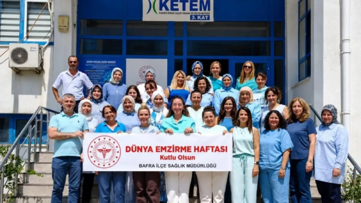 Bafra’da Dünya Emzirme Haftası’nda anne sütü anlatıldı