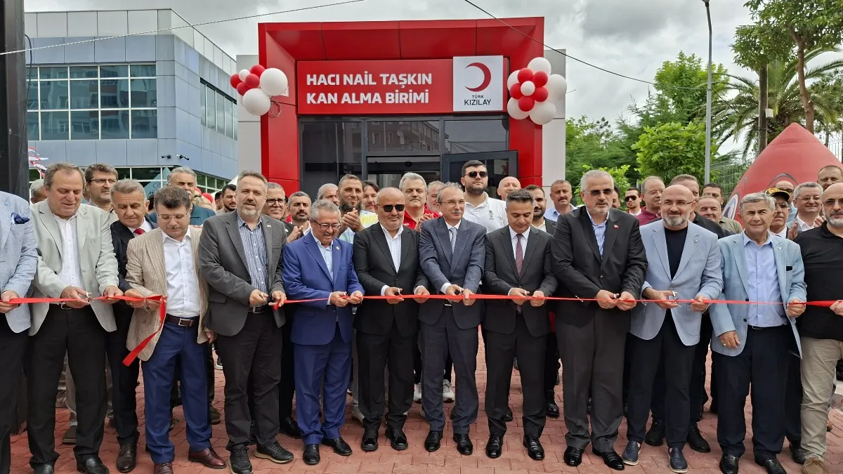 Bafra’da Kızılay Kan Alma Birimi hizmete açıldı