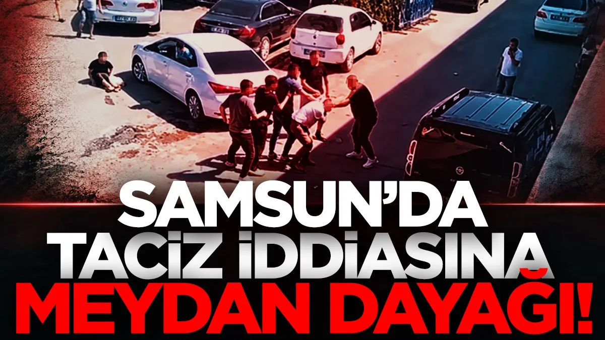 Bafra’da taciz iddiası ortalığı karıştırdı! Şüpheliyi vatandaş darbetti