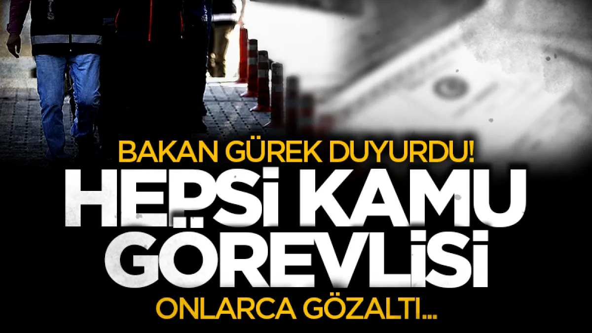 Bakan Gürlek duyurdu: 8 ilde dev kamuda sahtecilik operasyonu! 31 şüpheli yakalandı