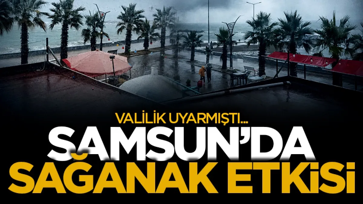Balkanlar’dan gelen serin hava Samsun’u etkiledi