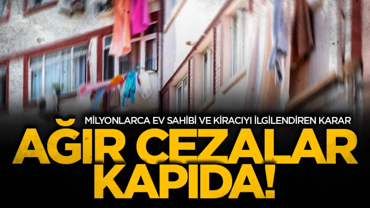Balkona çamaşır asma devri bitiyor! Ağır cezalar kapıda