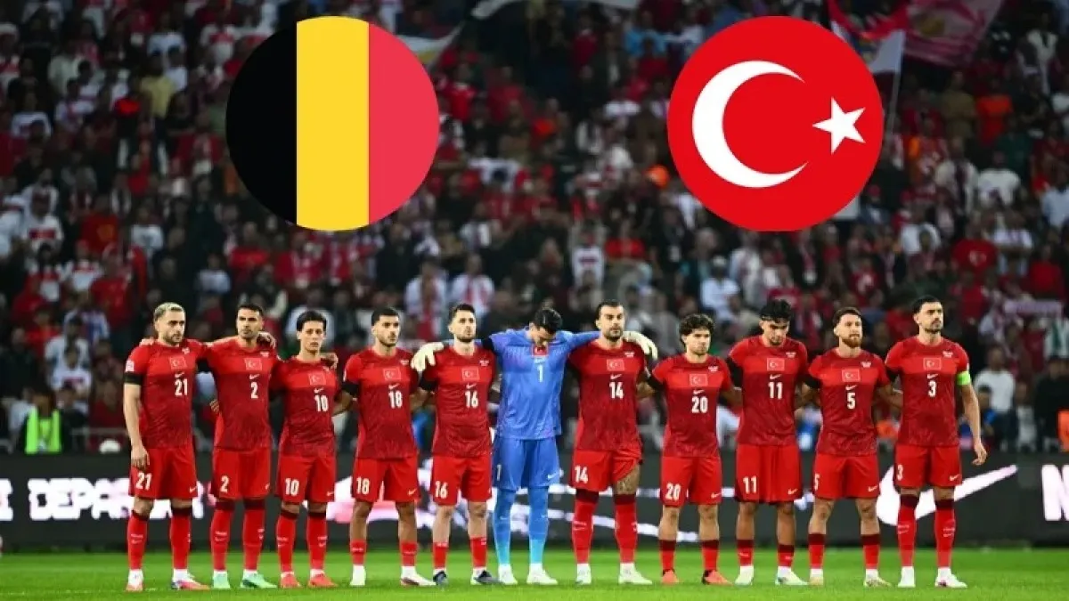 Belçika-Türkiye maçında ilk 11’ler belli oldu