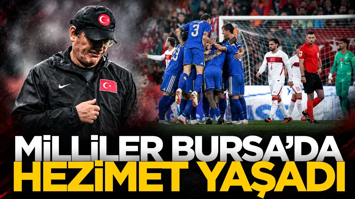 Bursa'da A Milli Takım'a ağır darbe! İtalya karşısında 4-1'lik yenilgi
