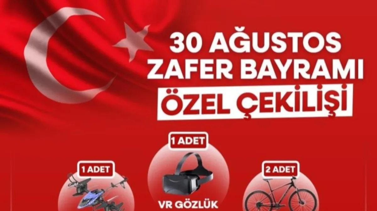 Canik Belediyesi’nden 30 Ağustos’a özel çekiliş