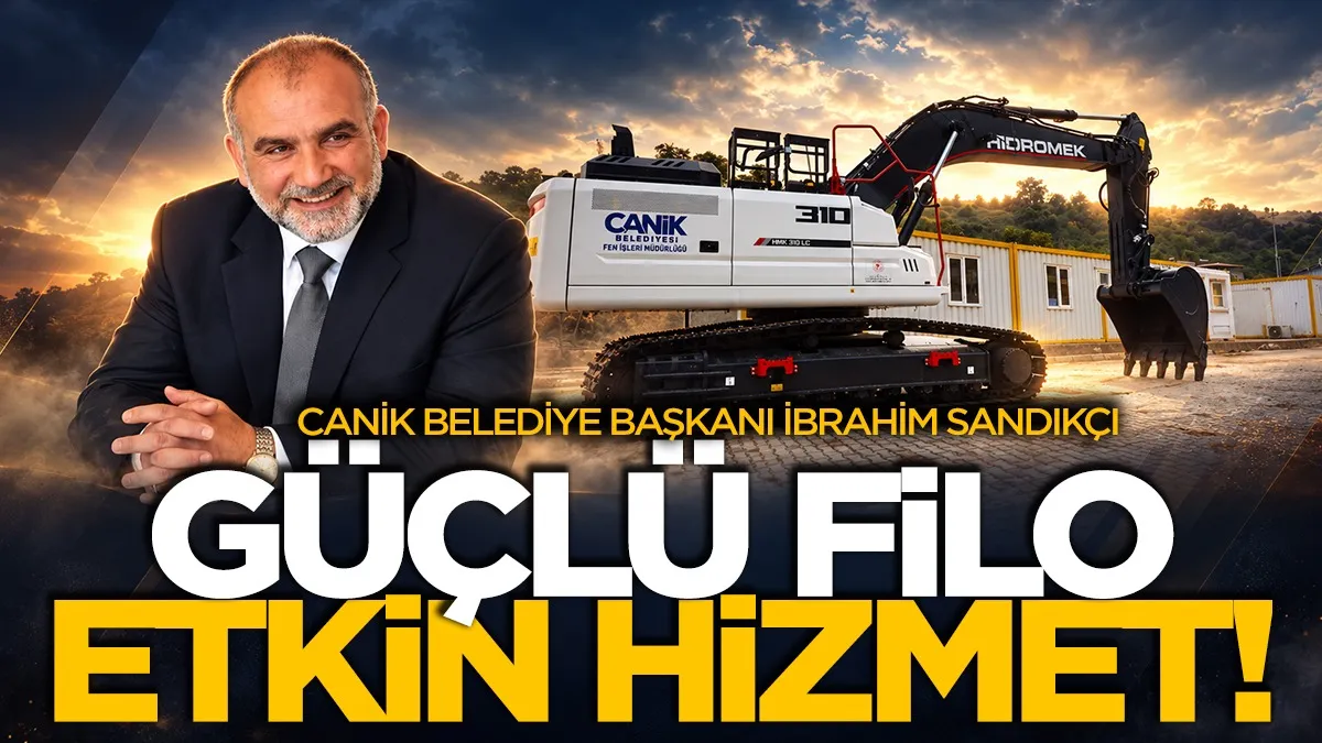 Canik'te hizmet filosuna bir takviye daha!