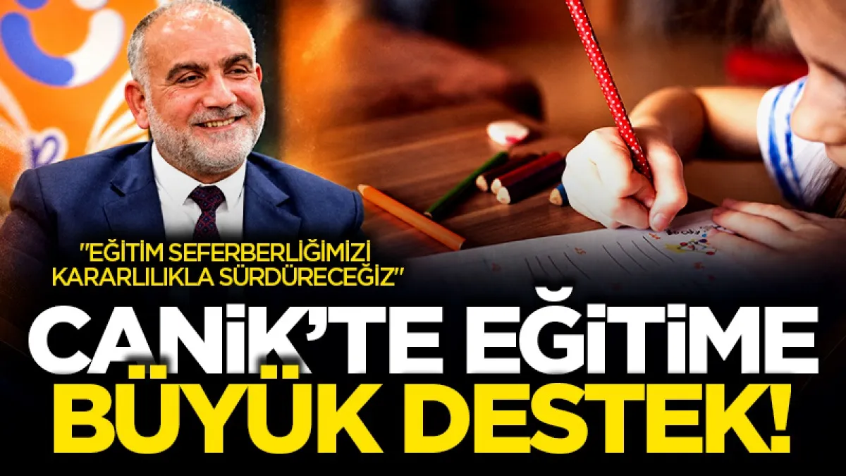 Canik’te öğrencilere burs ve kırtasiye desteği