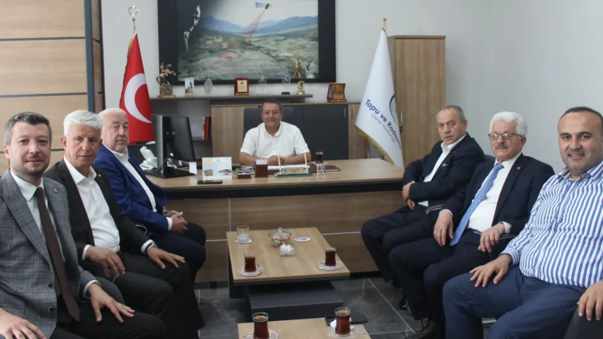 Çarşamba Ticaret Borsası’ndan Tapu Müdürlüğü’ne ziyaret