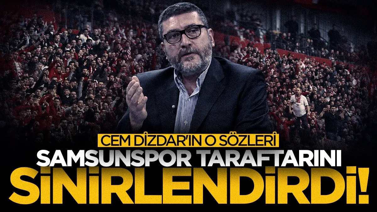 Cem Dizdar’ın 19 Mayıs Stadyumu sözleri Samsunspor taraftarını kızdırdı