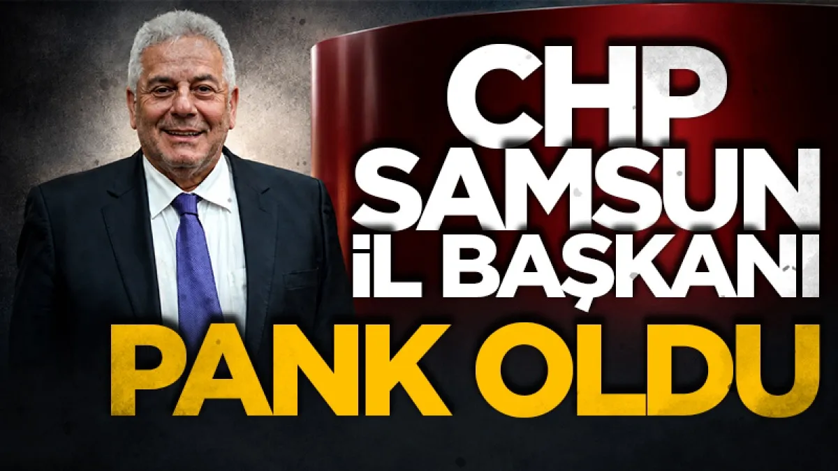 CHP Samsun İl Başkanı Mehmet Pank oldu