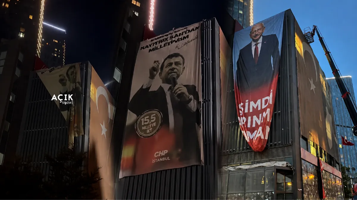 CHP'de hareketli gece: İmamoğlu ve Kılıçdaroğlu posterleri krize yol açtı