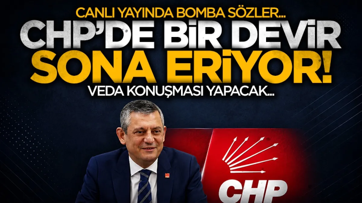 CHP'de Özgür Özel dönemi bitiyor iddiası: Salı günü son konuşmasını yapacak
