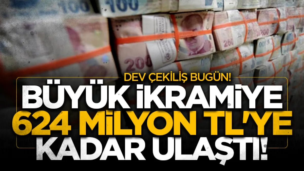 Çılgın Sayısal Loto’da dev ikramiye! 624 milyon TL için çekiliş bugün