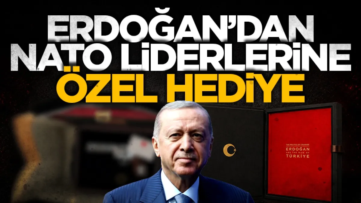 Cumhurbaşkanı Erdoğan'dan NATO liderlerine isimli tabanca hediyesi