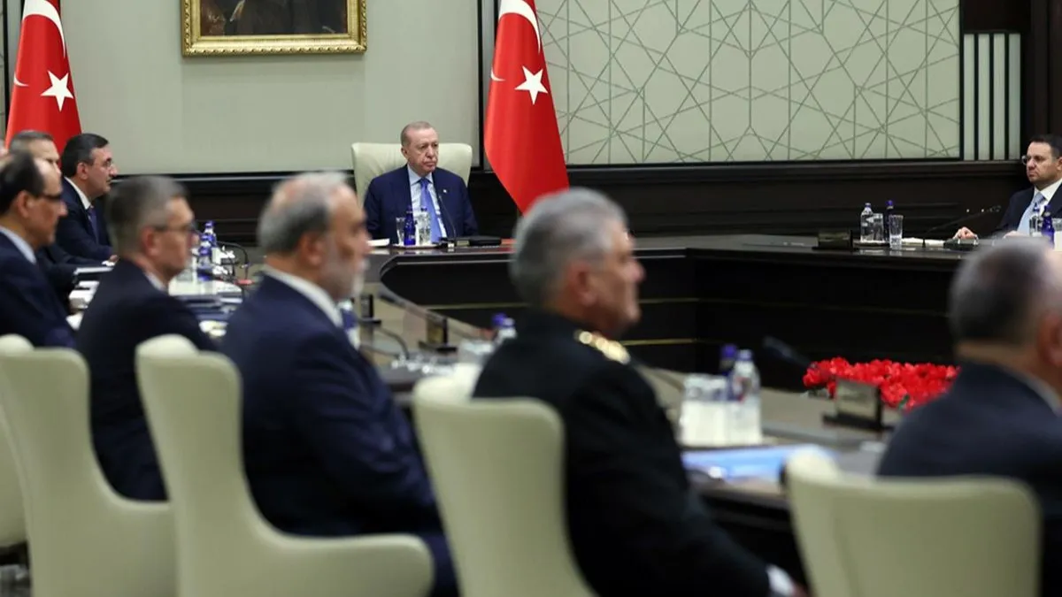 Cumhurbaşkanlığı külliyesi'nde kritik Zirve: MGK Sonrası 11 Maddelik Bildiri