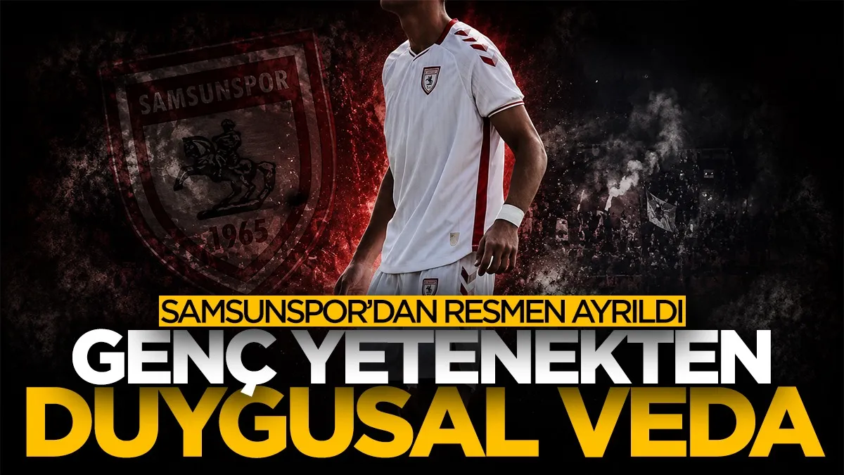 Deniz Şeker'den Samsunspor'a duygusal veda