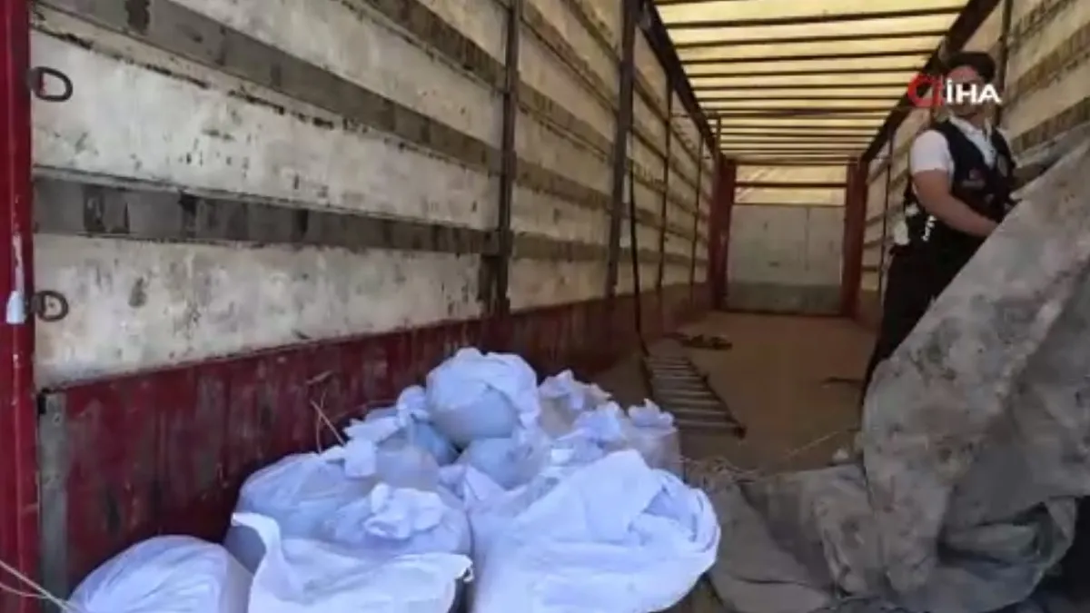 Dev uyuşturucu operasyonu: Tırda 1 milyon 800 bin hap ele geçirildi