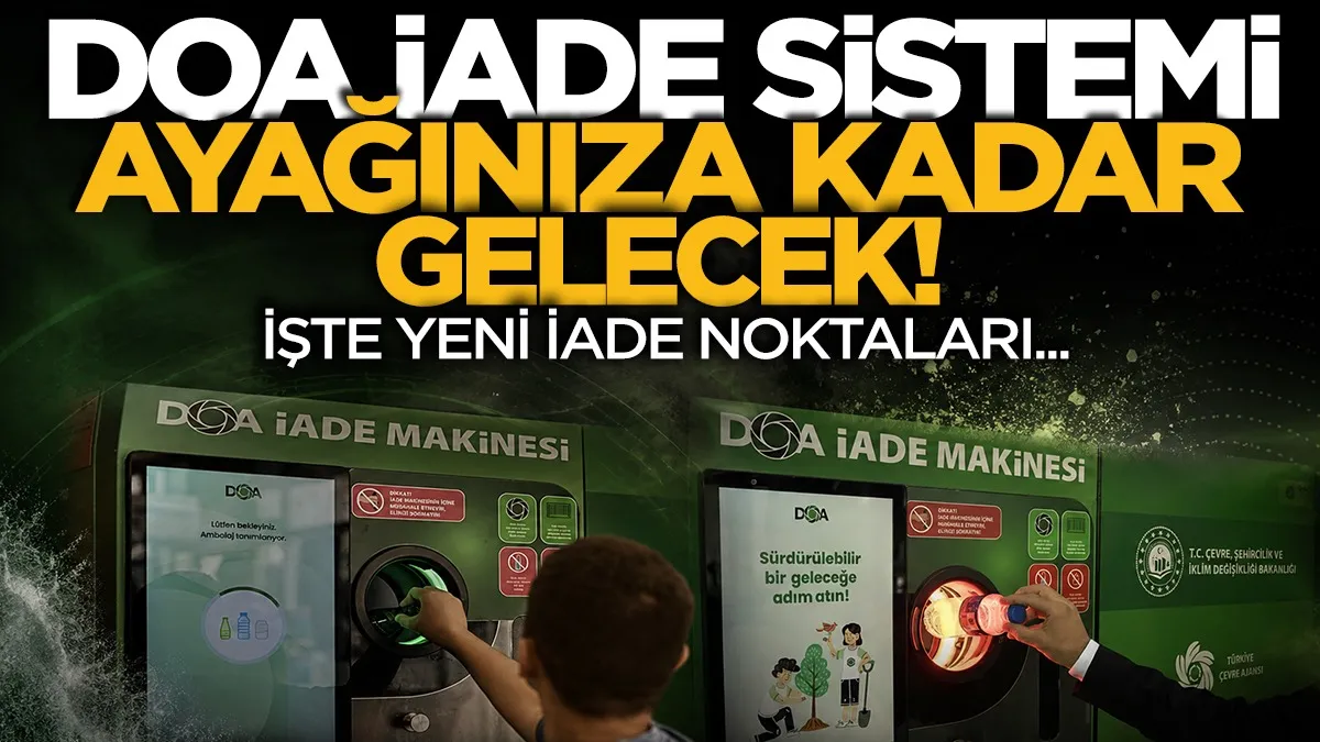 DOA iade sistemi ayağınıza kadar geliyor! İşte yeni iade noktaları...