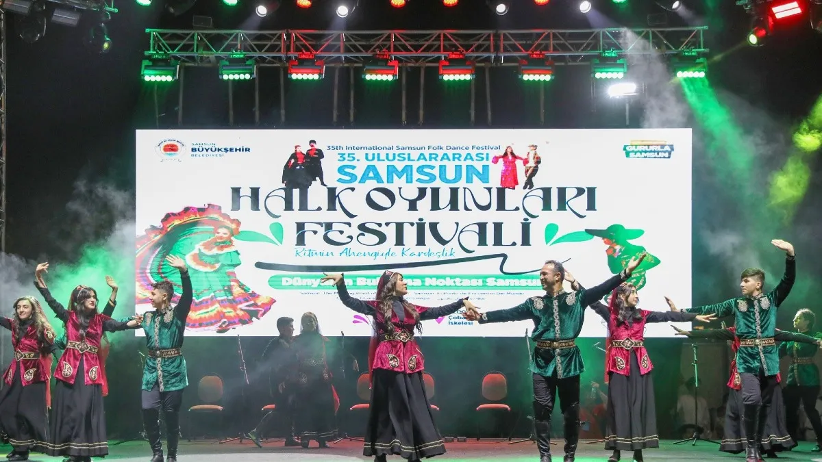 Dünyanın renkleri Samsun'da buluşuyor