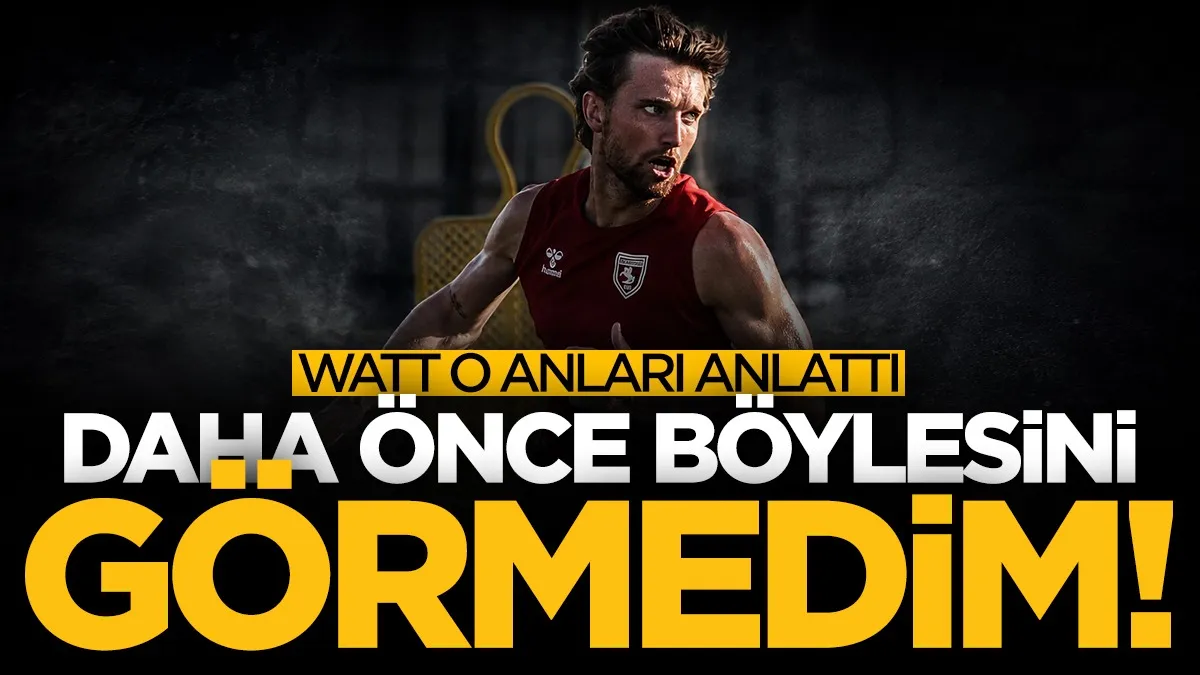 Elliot Watt Samsunspor taraftarına hayran kaldı: “60 bin kişi varmış gibi hissettirdi”