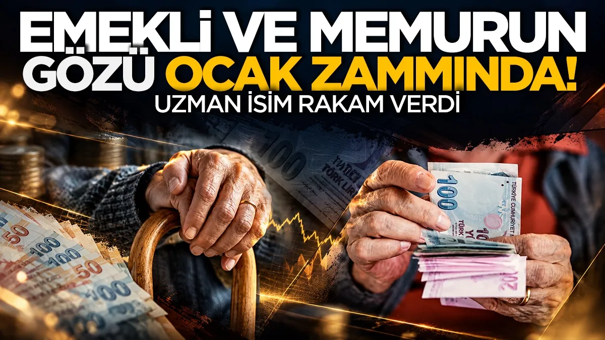Emekli ve memurun gözü Ocak zammında: Uzman isim rakam verdi