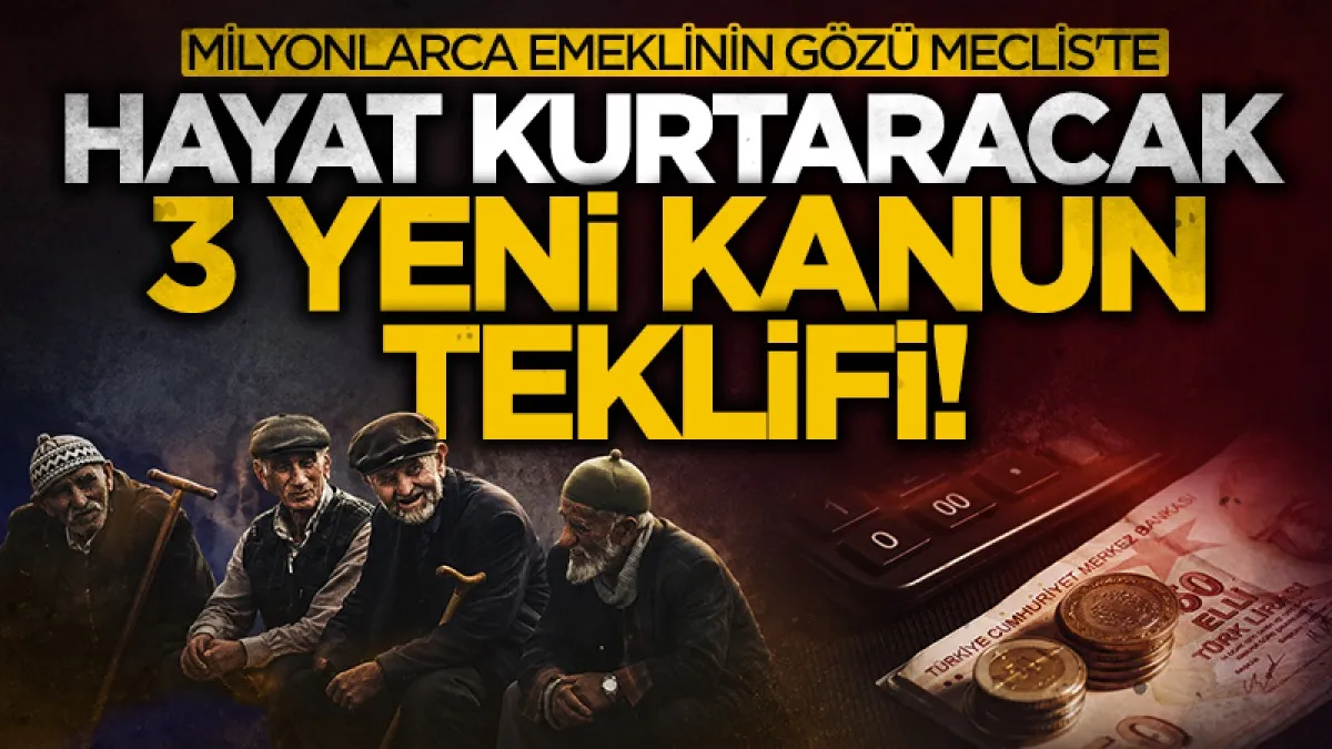 Emekliler için 3 düzenleme Meclis gündeminde! Tatil desteği, intibak ve ABO