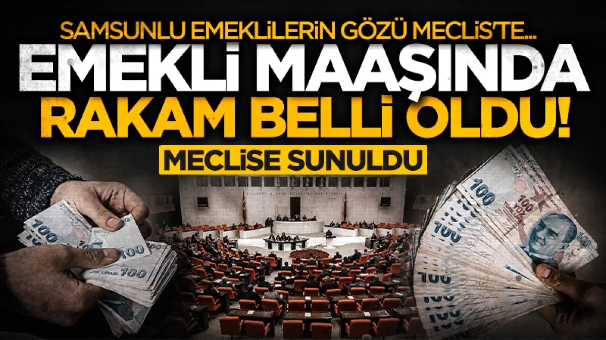 En düşük emekli maaşında rakam belli oldu: Meclis'e sunuldu