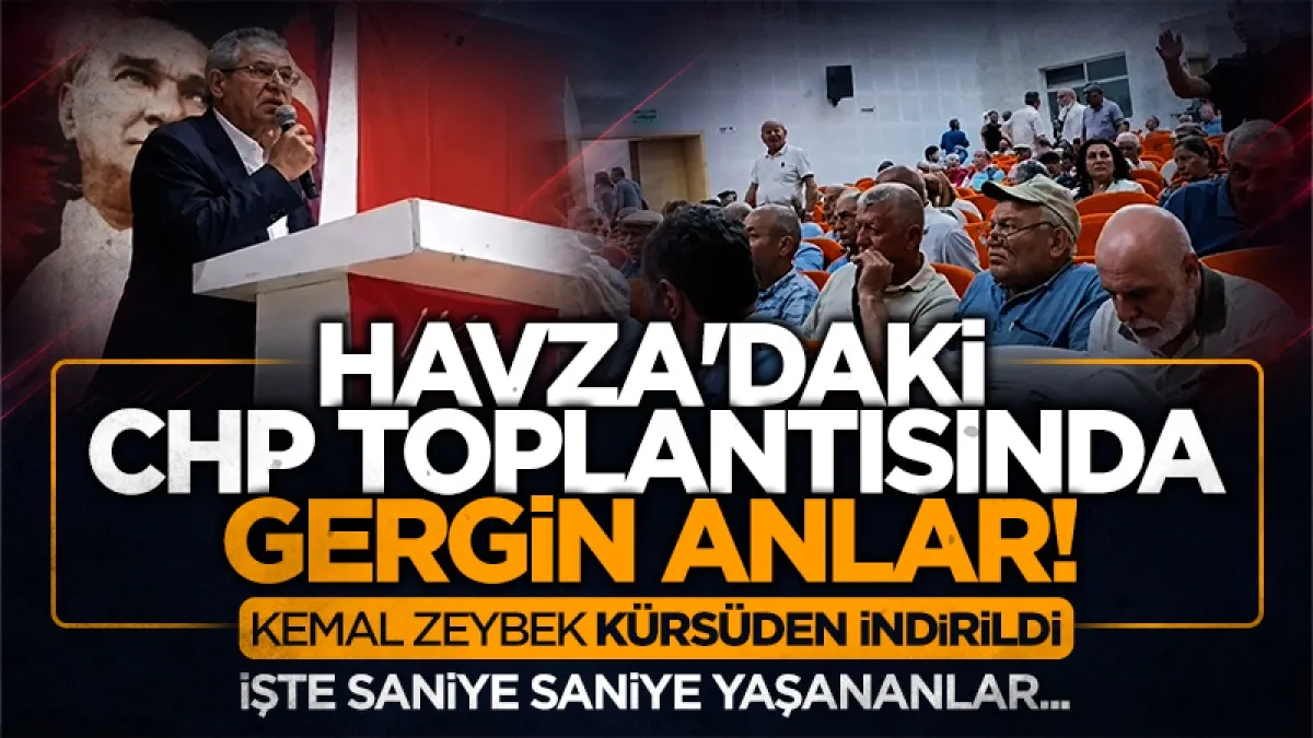 Eski CHP Samsun Milletvekili Kemal Zeybek'e tepki: Kürsüden inmek zorunda kaldı