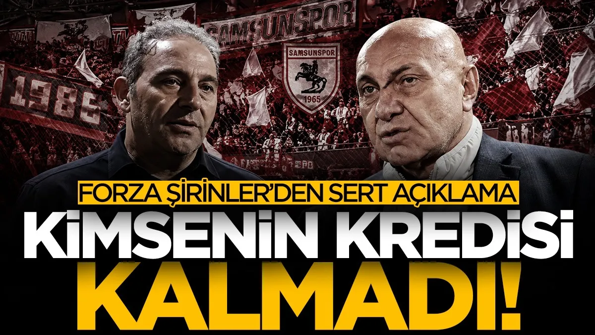 Forza Şirinler'den Samsunspor yönetimine sert tepki: Hepiniz istifa edin!