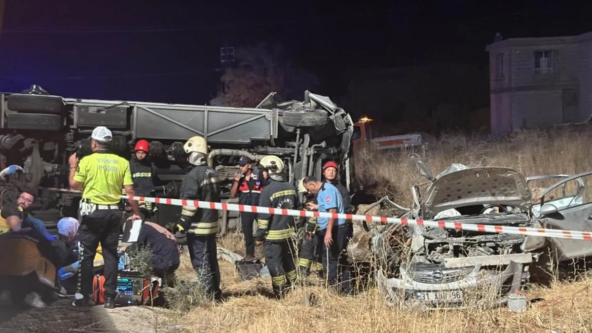 Gaziantep’te feci kaza: Çok sayıda ölü ve yaralı var