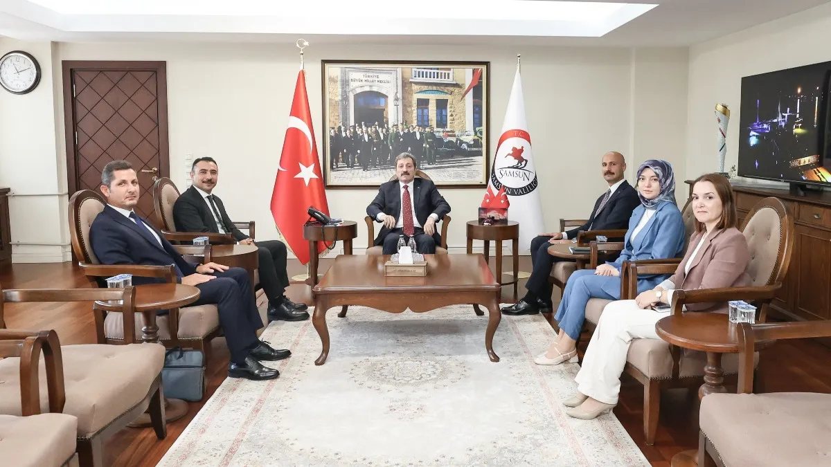 Göç İdaresi heyetinden Samsun Valisi Tavlı’ya ziyaret