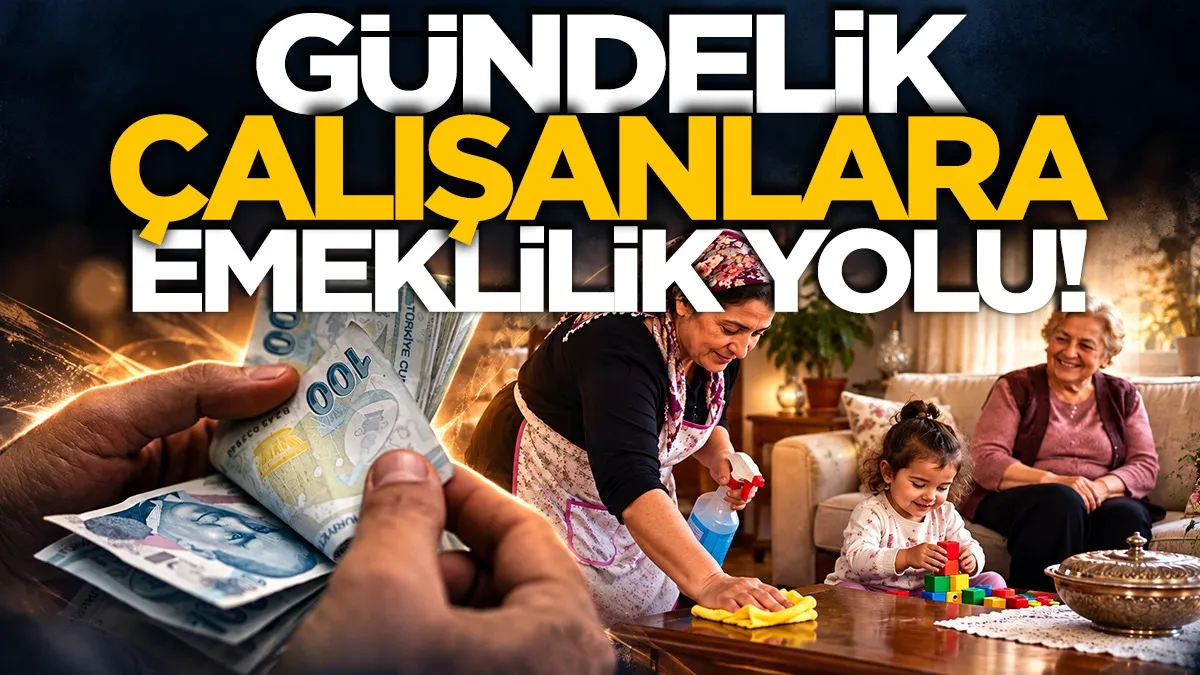 Gündelik çalışanlara emeklilik yolu! İşverenlere prim indirimi