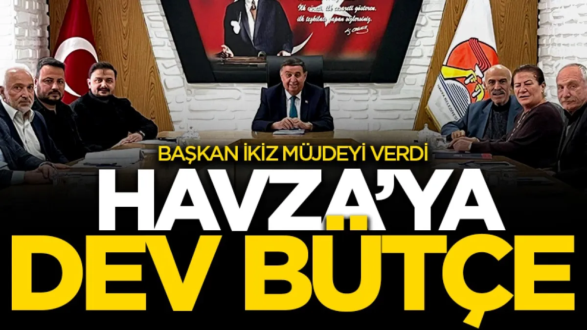 Havza Belediyesinin 2027 bütçesi 919 milyon TL olarak kabul edildi
