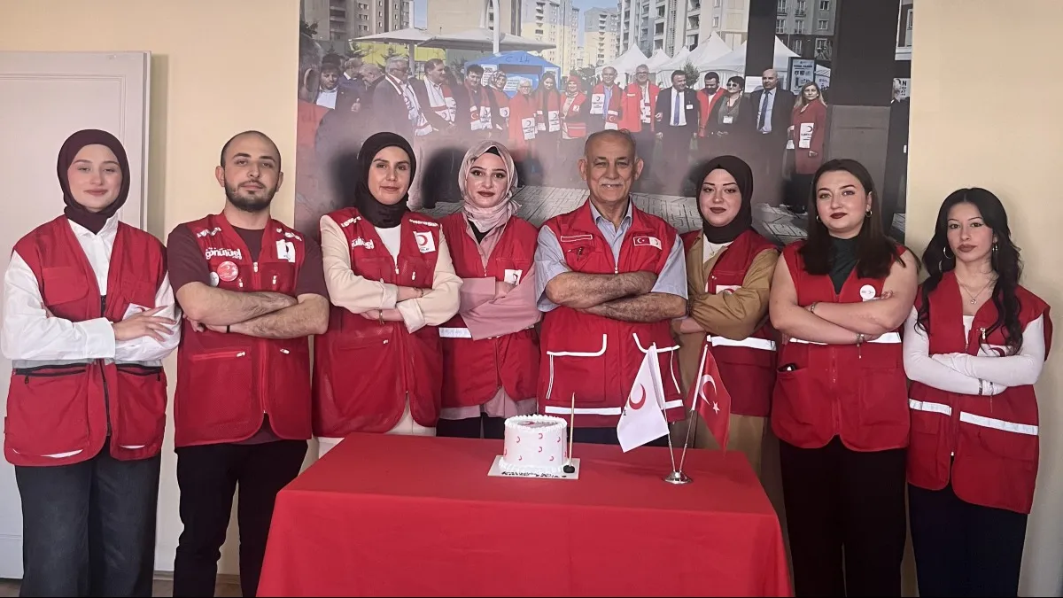 Havza’da Genç Kızılay gönüllülerine anlamlı veda