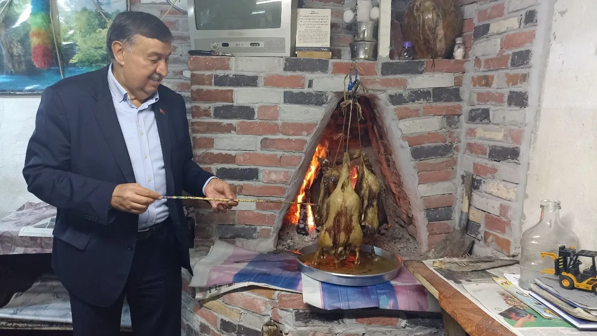 Havza’da kaz tiridi sezonu bu yıl erken açıldı
