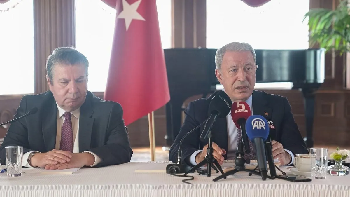 Hulusi Akar'dan ABD'de kritik S-400 ve F-35 açıklaması: Çözülecek gibi görünüyor