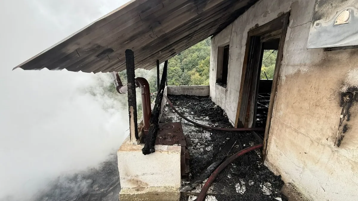 İki müstakil ev alevlere teslim oldu