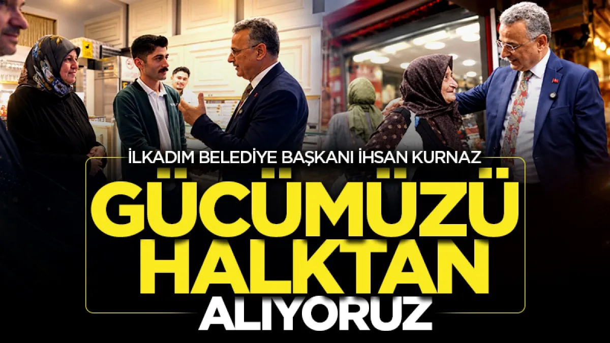 İlkadım Belediye Başkanı İhsan Kurnaz’dan Çifte Hamam Caddesi’nde esnaf ziyareti