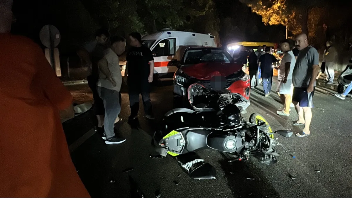 İlkadım’da SUV araç ile motosiklet kafa kafaya çarpıştı: 1 yaralı