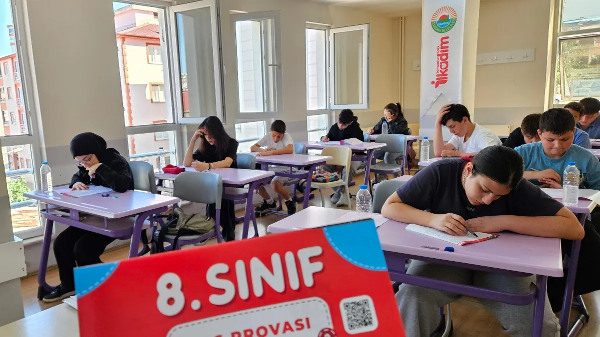 İLKEM’de LGS heyecanı: Öğrenciler sınav provasına girdi