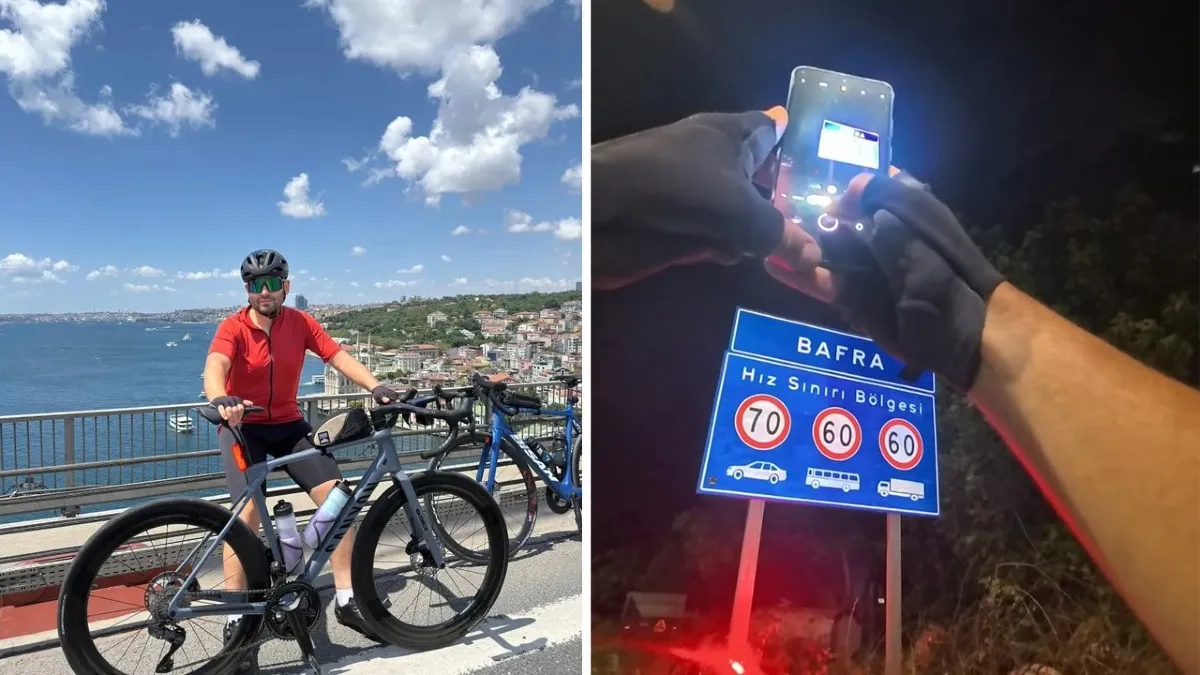 İstanbul'dan Bafra'ya: 4 günde 814 kilometre!