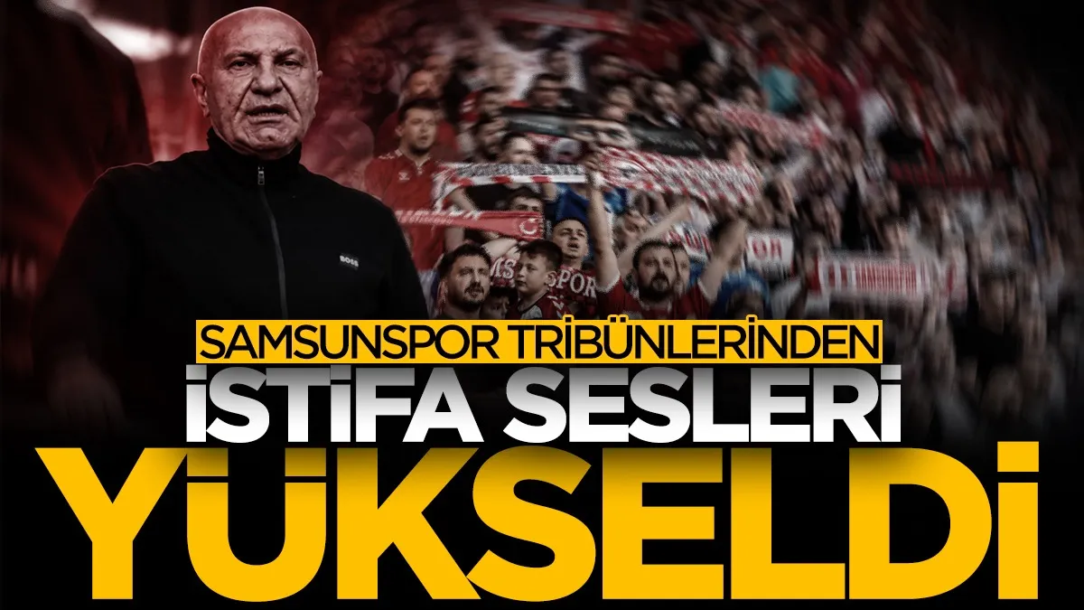 Karadeniz derbisinde tribünler karıştı! Samsunspor taraftarından yönetime istifa çağrısı