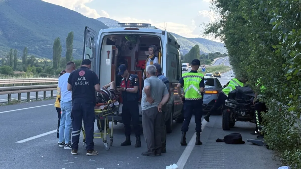 Kastamonu'da ATV kazası: 1 yaralı