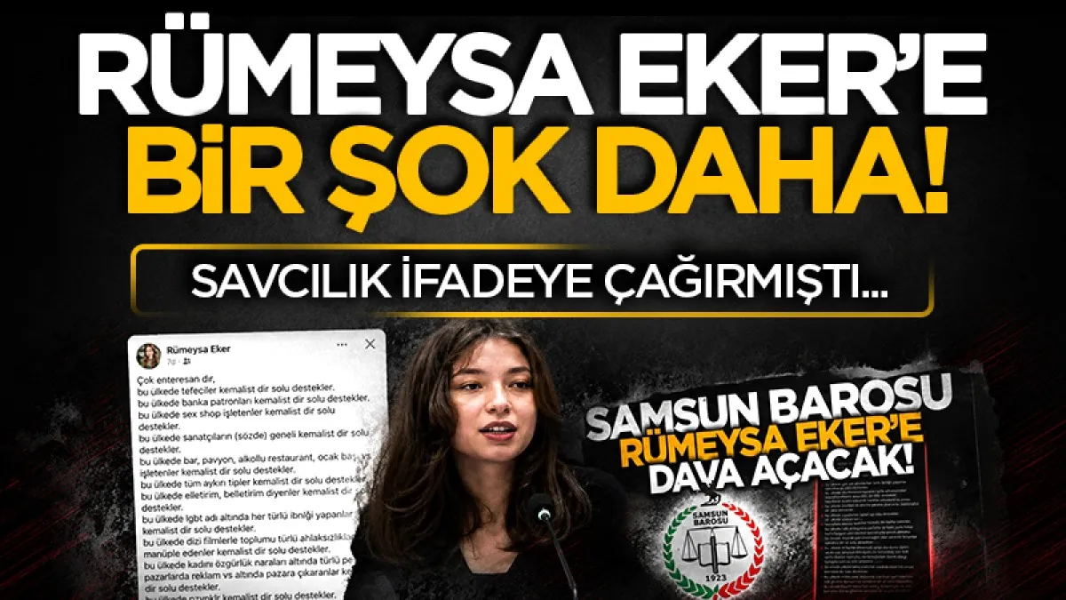 'Kemalistler' paylaşımı yapan Rümeysa Eker’e bir şok daha: Adli kontrol ve yurt dışı yasağı kararı!
