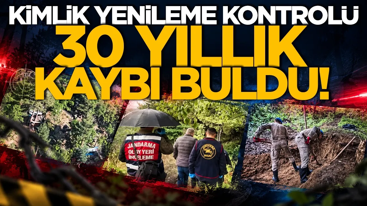 Kimlik yenileme kontrolü 30 yıllık kaybı ortaya çıkardı