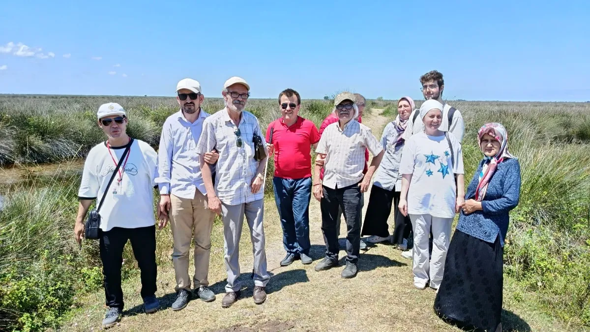 Kızılırmak Deltası'nda anlamlı buluşma: Görme engelli bireyler doğayla iç içe bir gün geçirdi